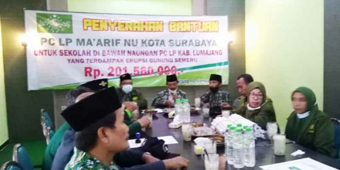 LP Maarif NU Surabaya Salurkan Rp200 Juta untuk 15 Madrasah, ini Daftarnya