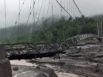 5 Jembatan di Lumajang Putus Diterjang Lahar Dingin Semeru 