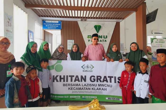 LAZISNU Klakah Gelar Khitan Gratis Tiap Bulan LAZISNU Klakah Gelar Khitan Gratis Tiap Bulan